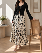 Printed Floral Skirt