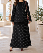 Black Polka Dot Co-ord Set
