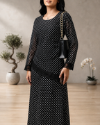Black Polka Dot Co-ord Set