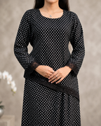Black Polka Dot Co-ord Set