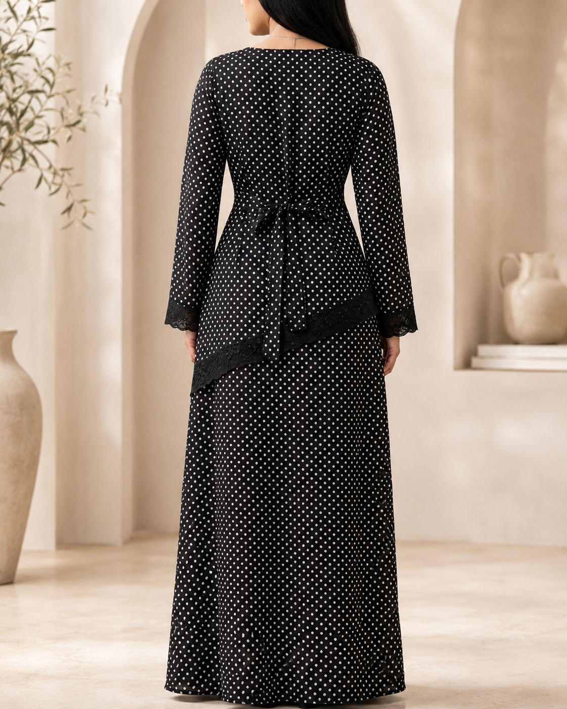 Black Polka Dot Co-ord Set