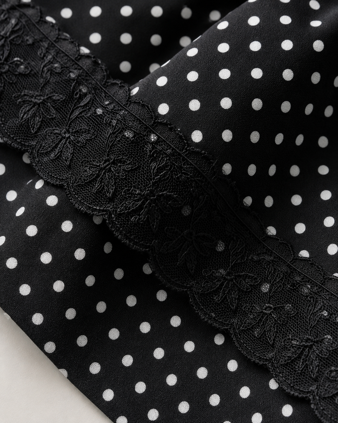 Black Polka Dot Co-ord Set