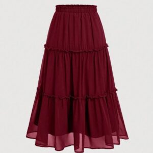 plainshiffonskirt1